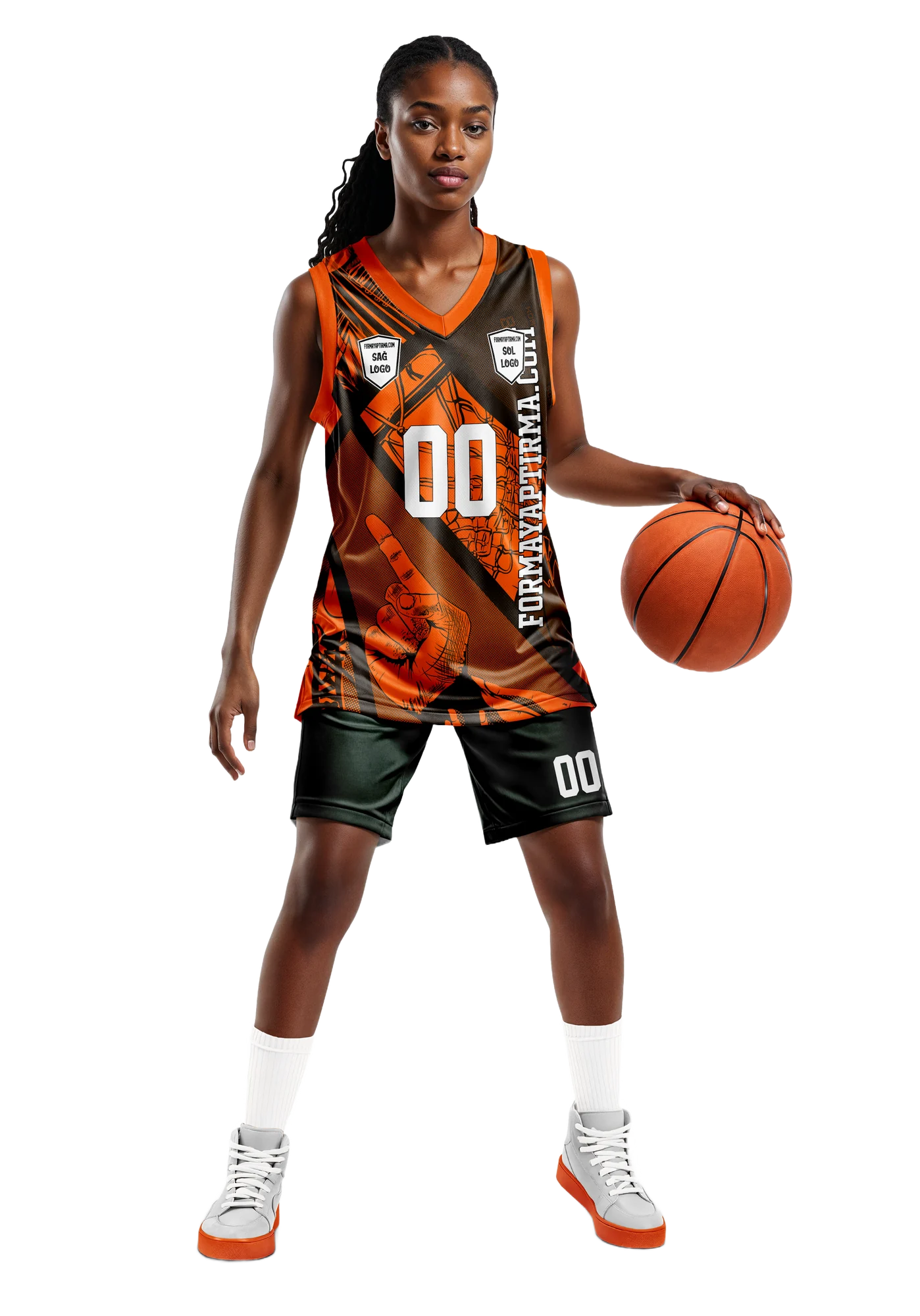 Kadın Basket Forma Tasarımı – Model KB22