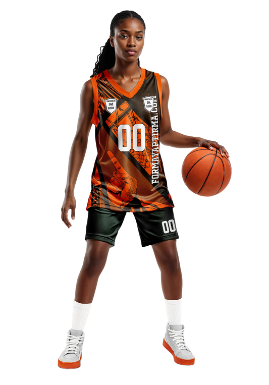 Kadın Basket Forma Tasarımı – Model KB22